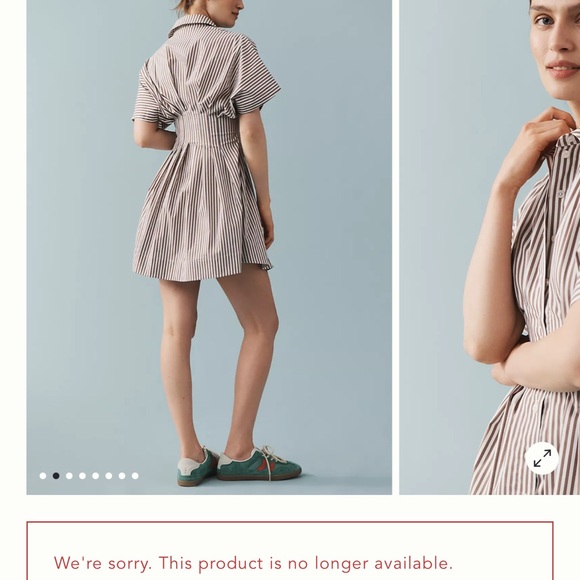 Anthropologie Tobie Mini Shirt Dress by Exquise - Picture 2 of 6